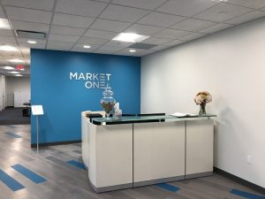 MarketOne's new reception